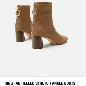 Brown Zara Suede Boots